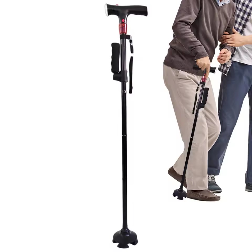 Telescopic anti-slip smart Cane
